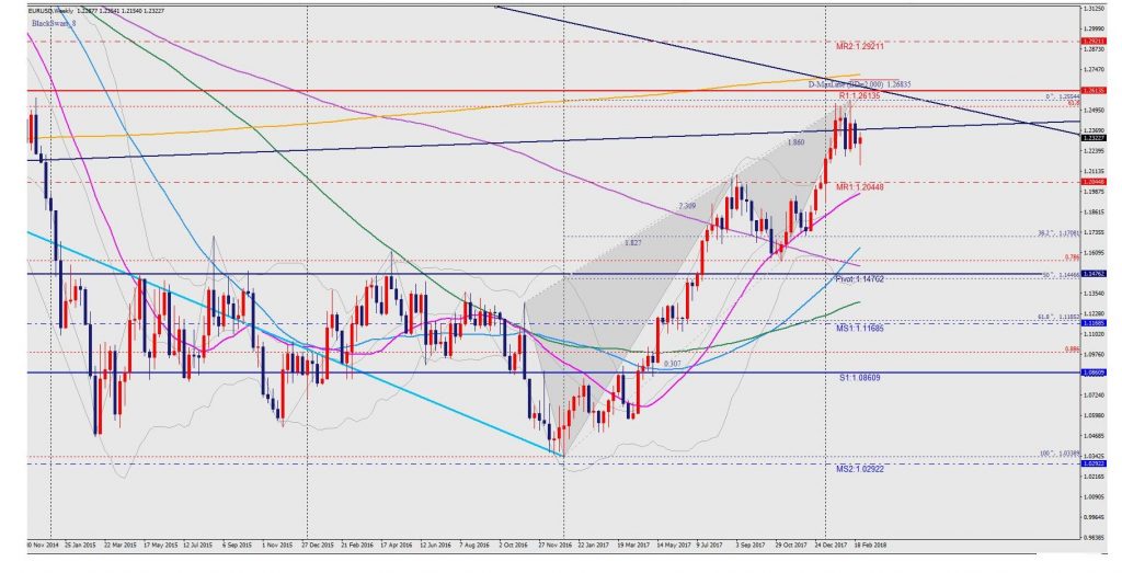 ユーロドルのブラックスワンとレジスタンス‐ハーモニックトレードのデメリット編 EURUSD Blackswan